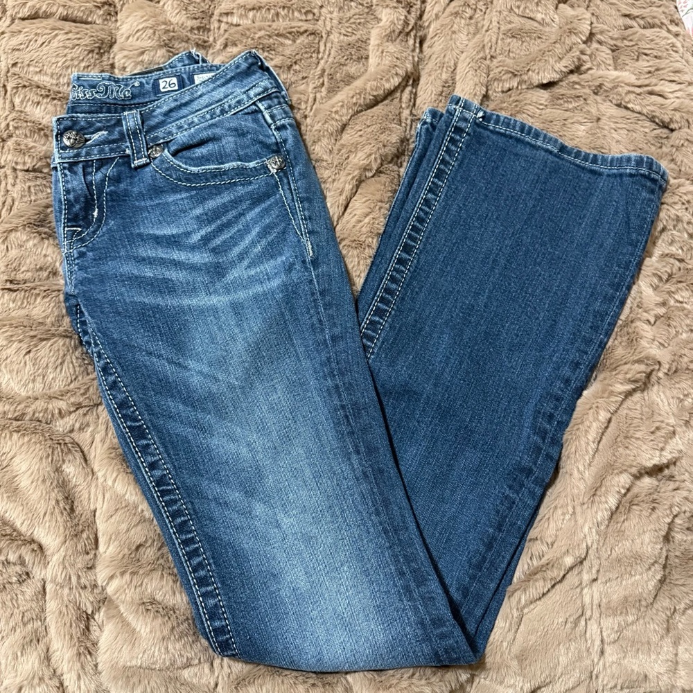 Miss Me Medium Blue Flare Jeans